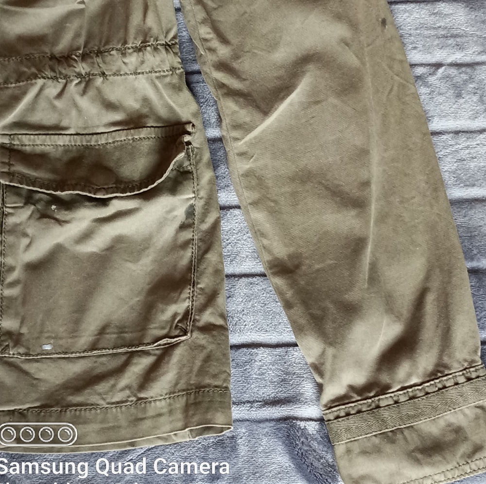 Army Green Zip-Up Light Jacket - image 7